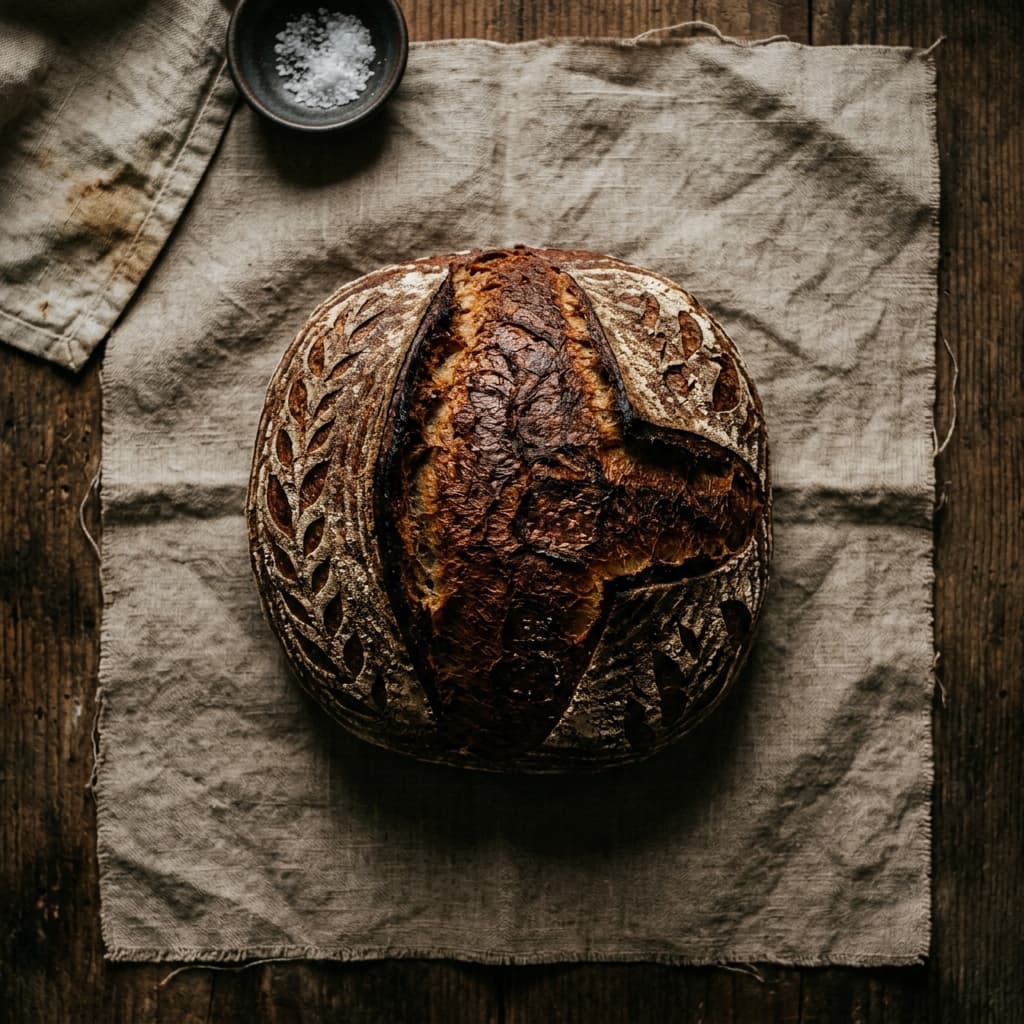 Sourdough No.7 — roti fermentasi 36 jam buatan Dapur Jujur